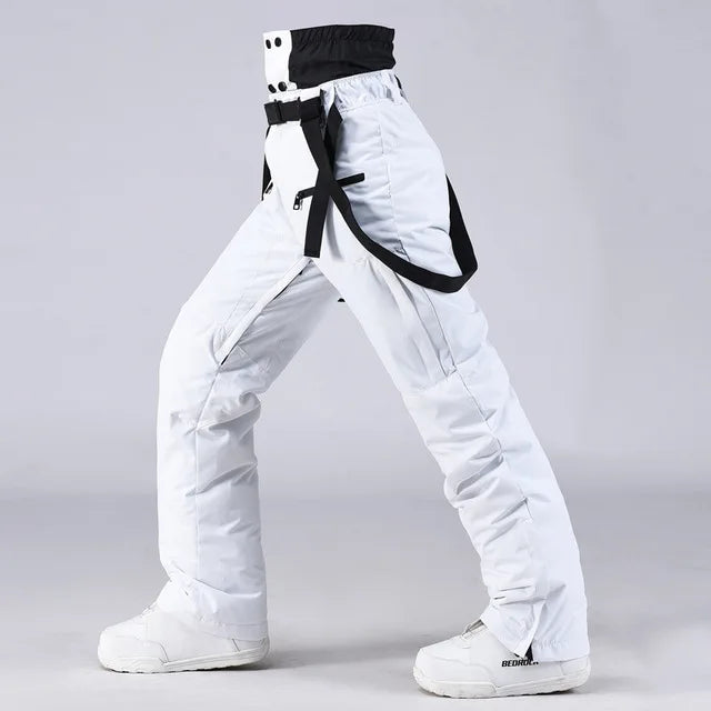 2023 Outdoor Sport Mountain Man Snow Trousers Windproof Female Alpine Overalls Costumes Waterproof Warm Women Big  Ski Pants