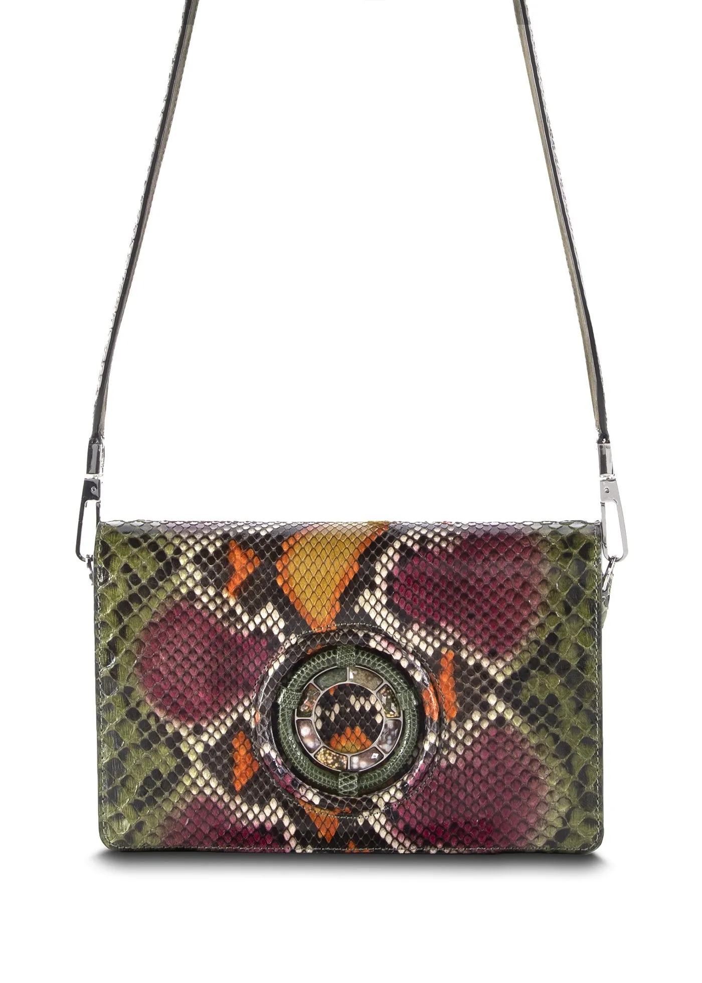 Anna Convertible Crossbody, Dark Multi-Color, Jasper Gemstones