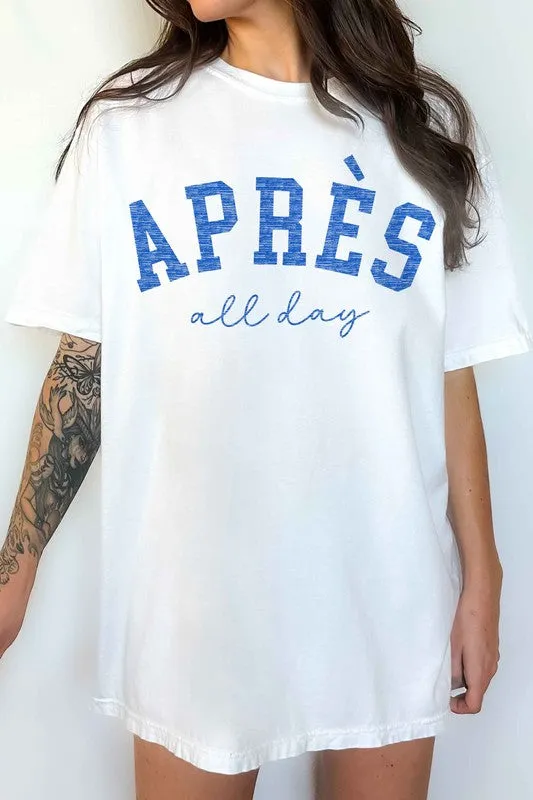 APRES SKI ALL DAY OVERSIZED TEE