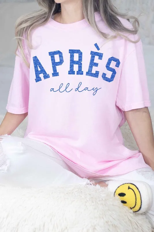 APRES SKI ALL DAY OVERSIZED TEE