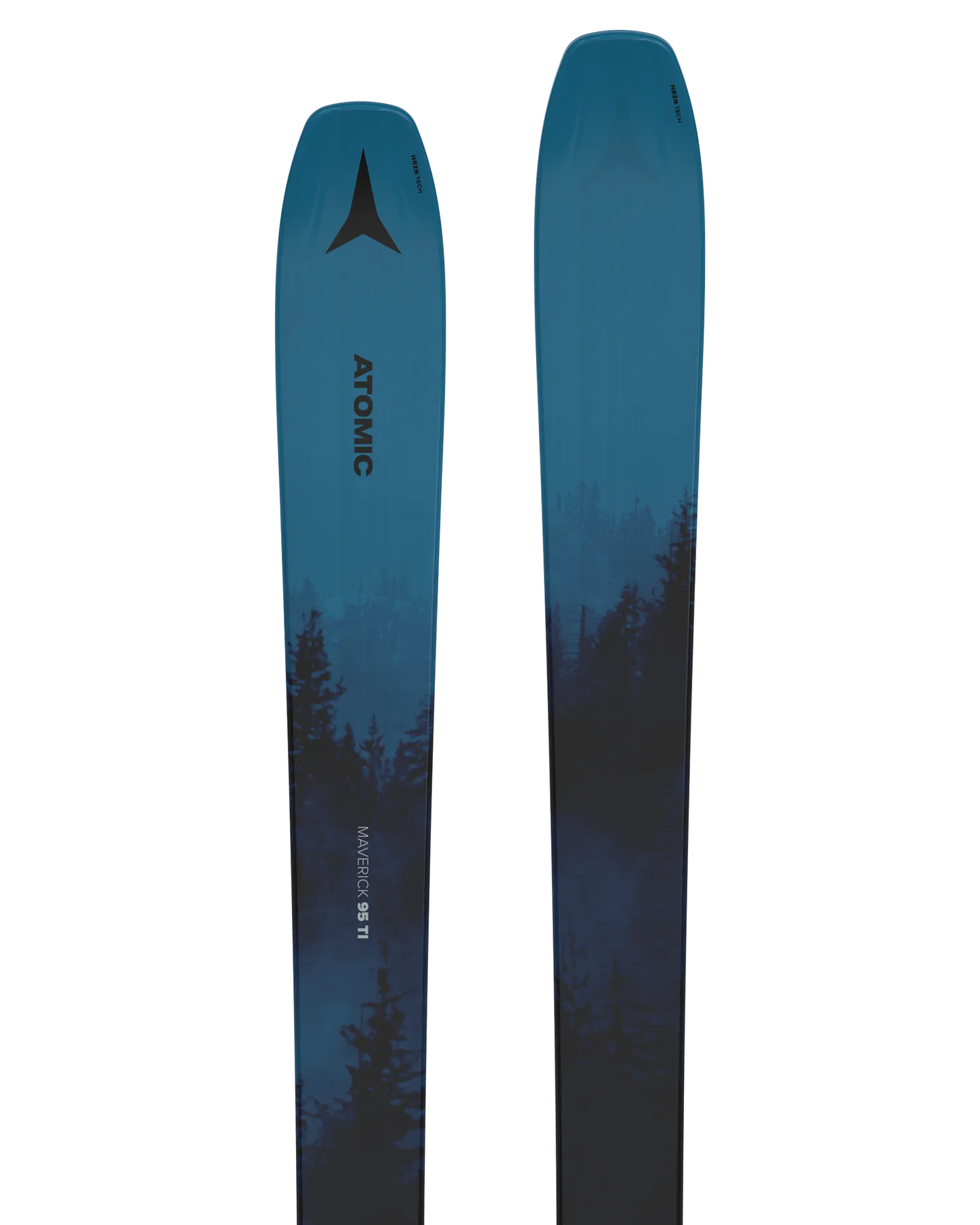 Atomic Maverick 95 Ti Snow Skis - Blue/Black - 2025