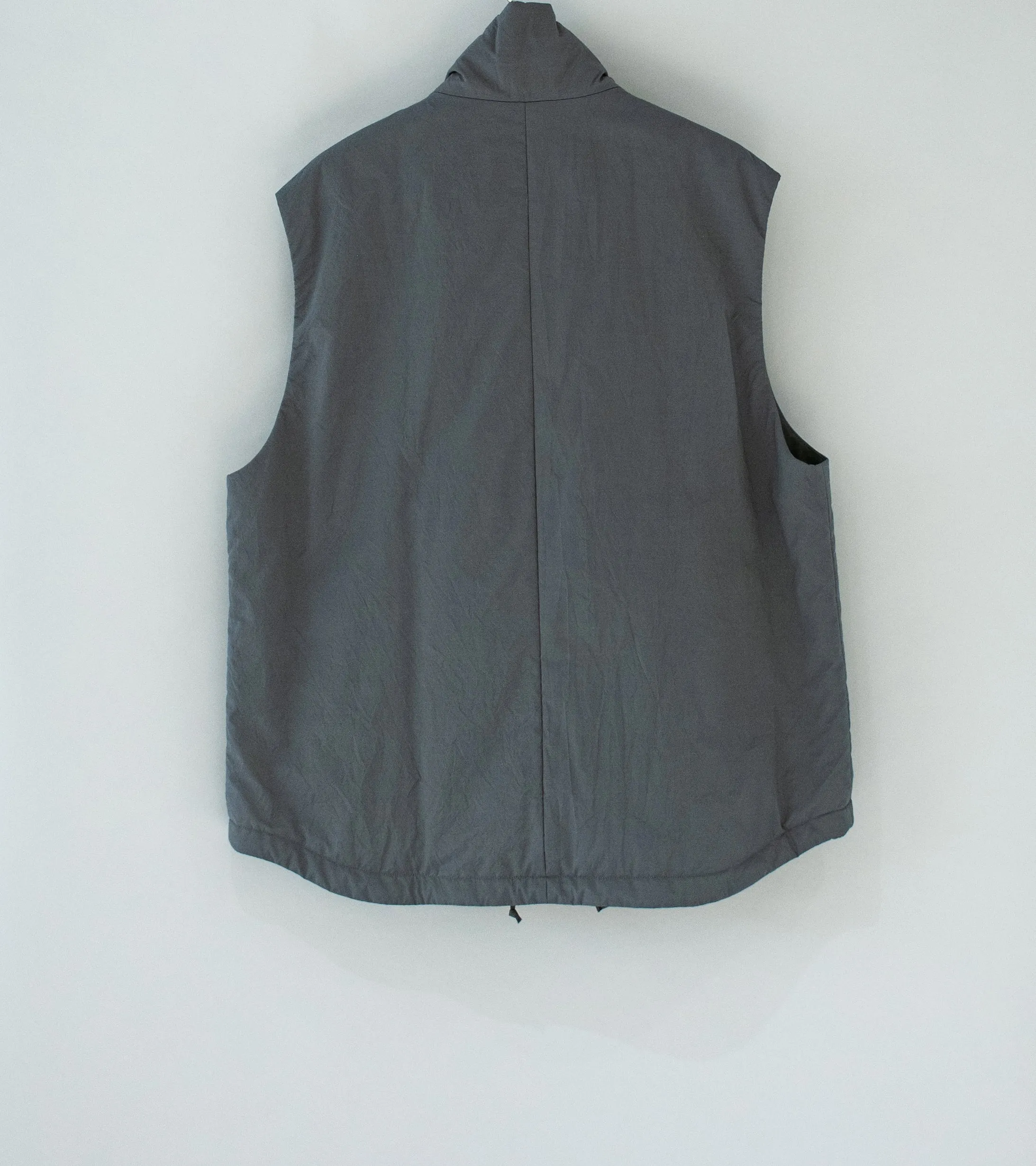 Aton 'Padded Vest' (Charcoal Gray Techno Cotton)