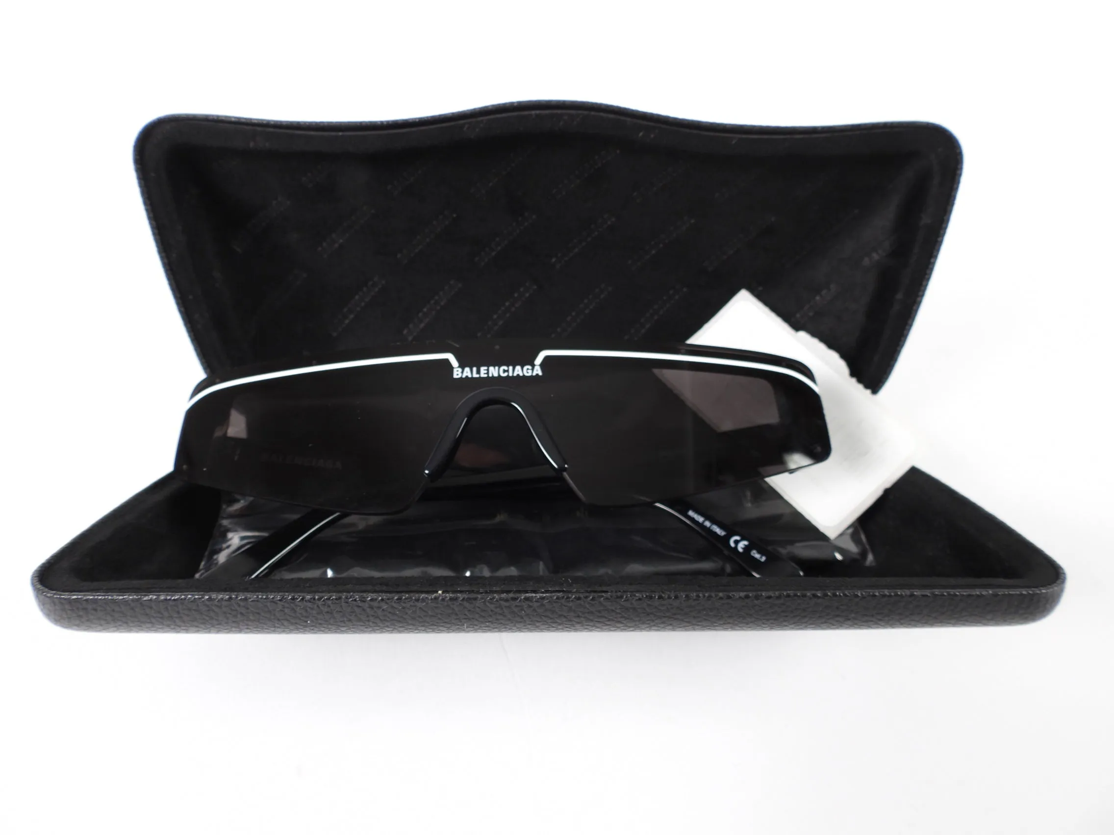 Balenciaga Black Ski Sunglasses