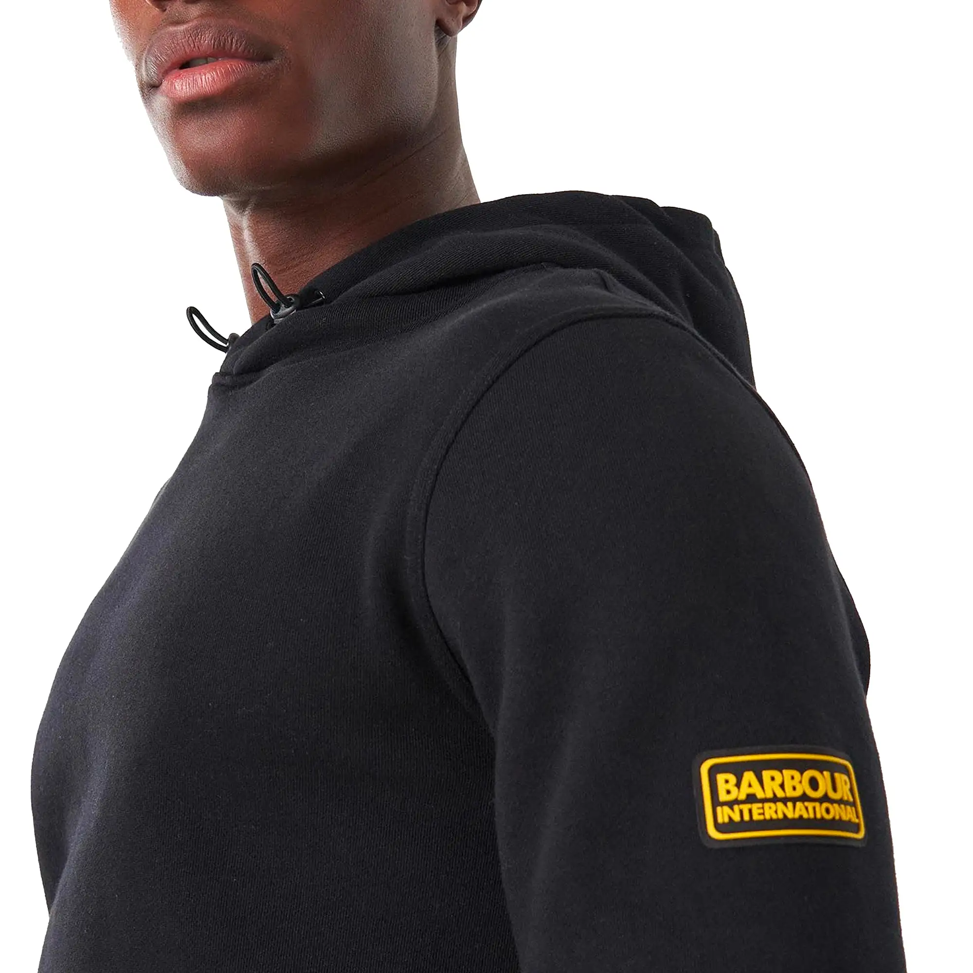 Barbour International Legacy Badge Hood - Black