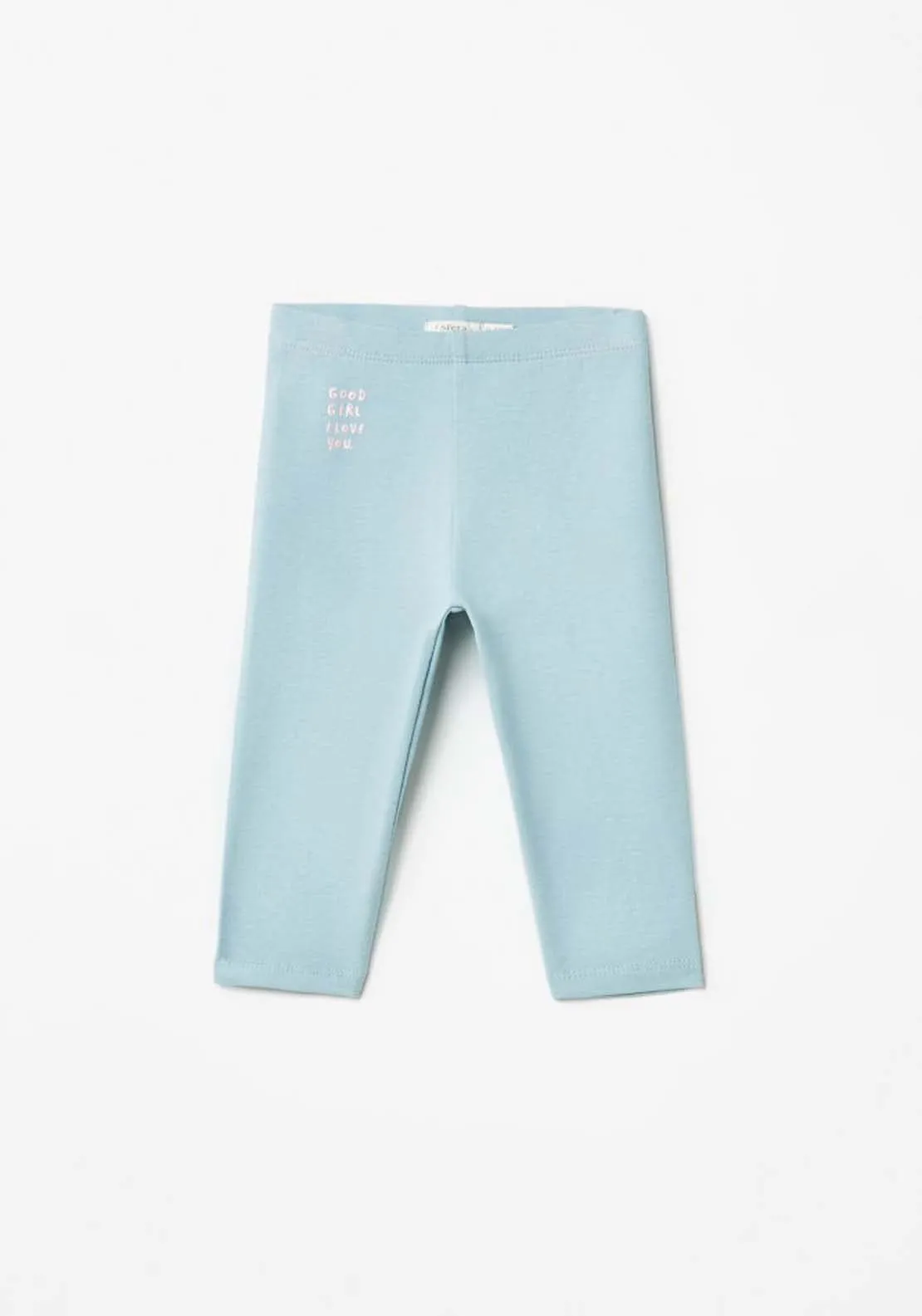 Basic Baby Girl Leggings - Blue