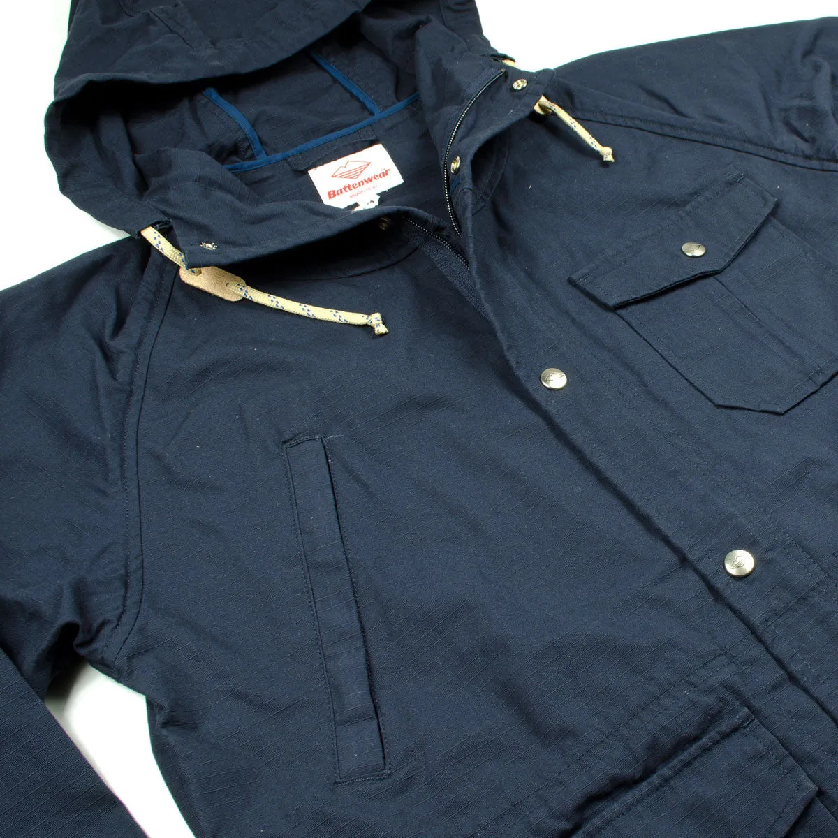 Battenwear - Light Shell Ripstop Parka - Dark Navy