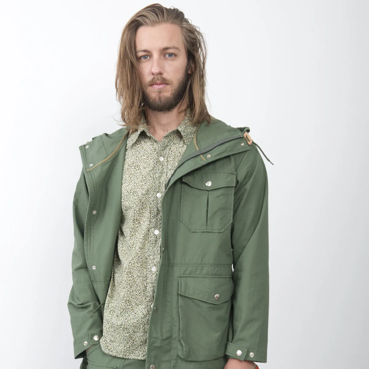 Battenwear - Light Shell Ripstop Parka - Olive Drab