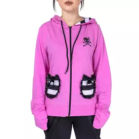 BBK FRILL HOOD - PINK