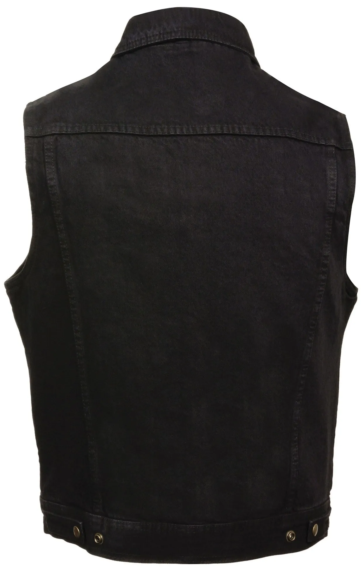 Black Denim Vest