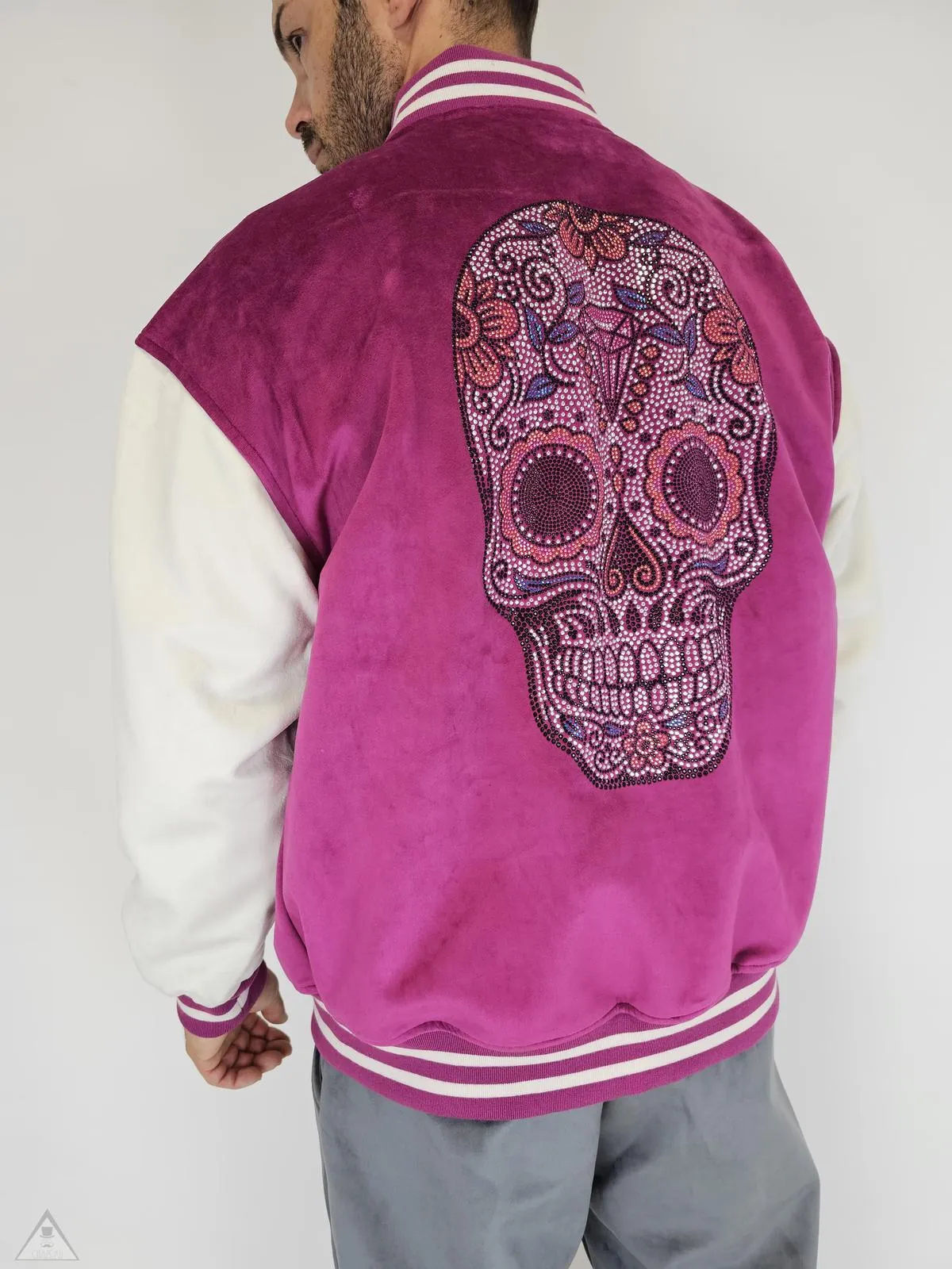 Bomber fuxia Teschio