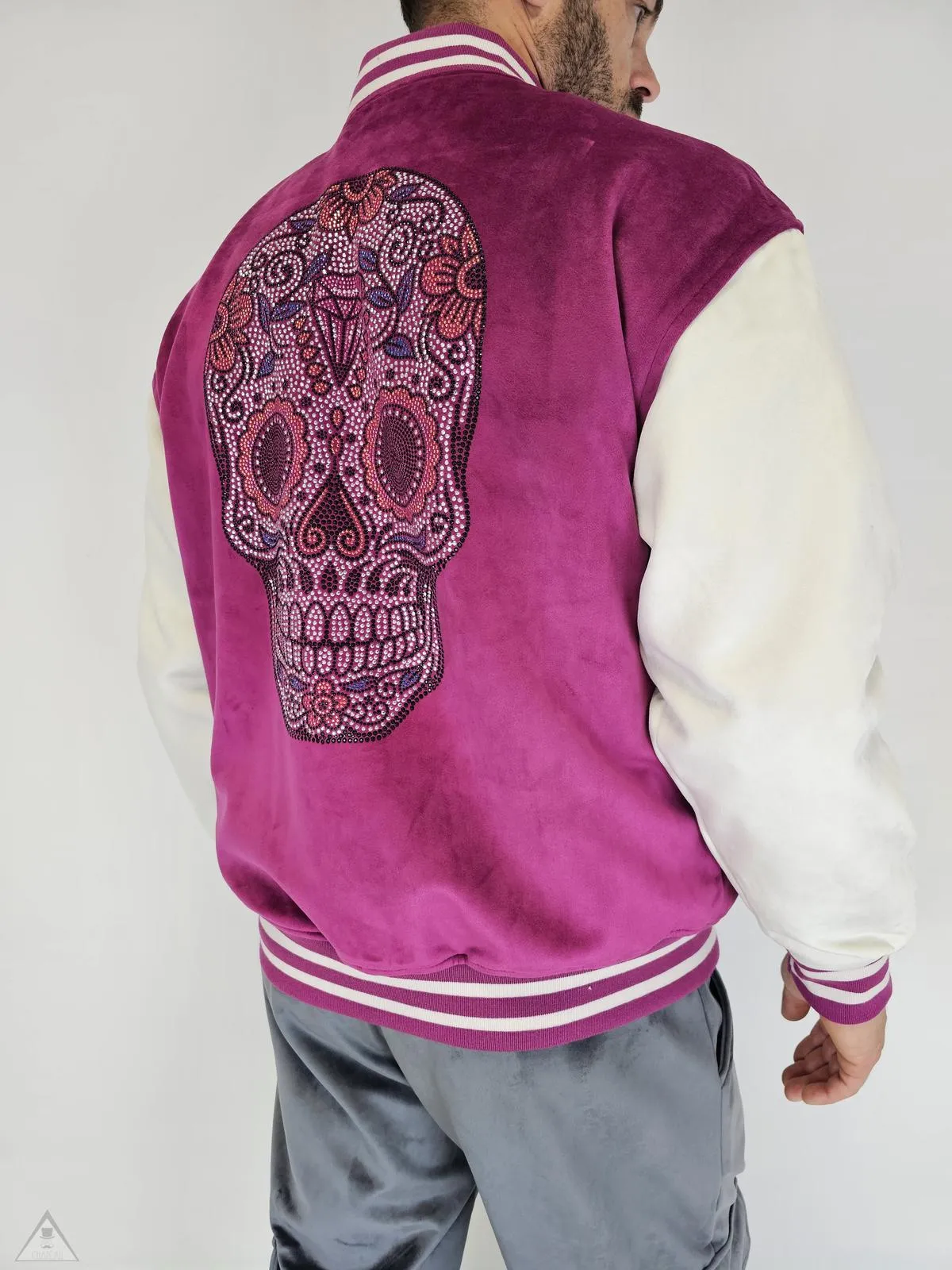 Bomber fuxia Teschio