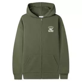 Butter Goods Terrain Zip-Thru Hood Army