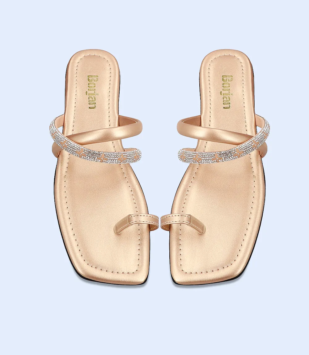 BW9905-ROSE GOLD-Women Chappal