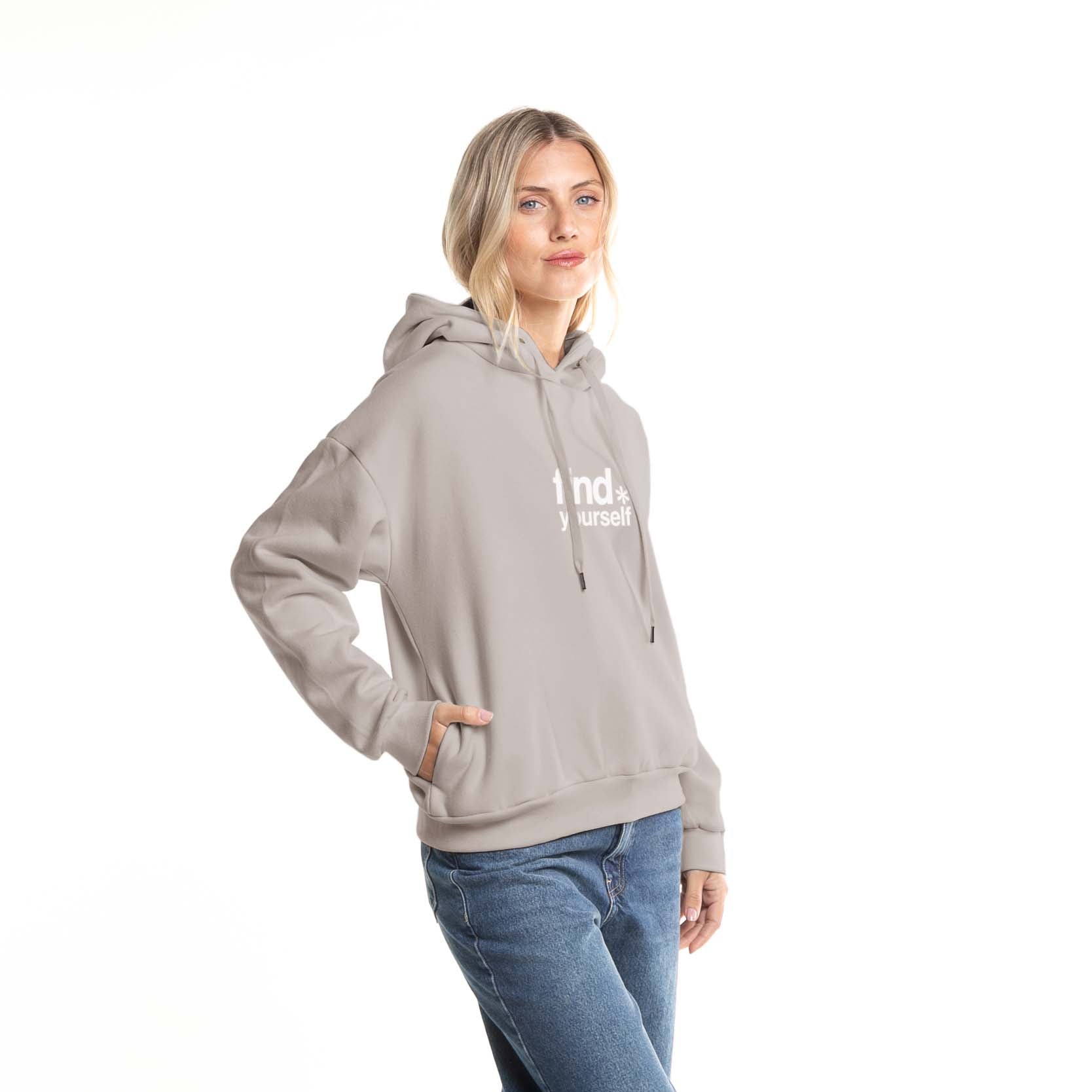 Canguro Rusty Find Yourself Relaxed Hood Ld Grey Cloud