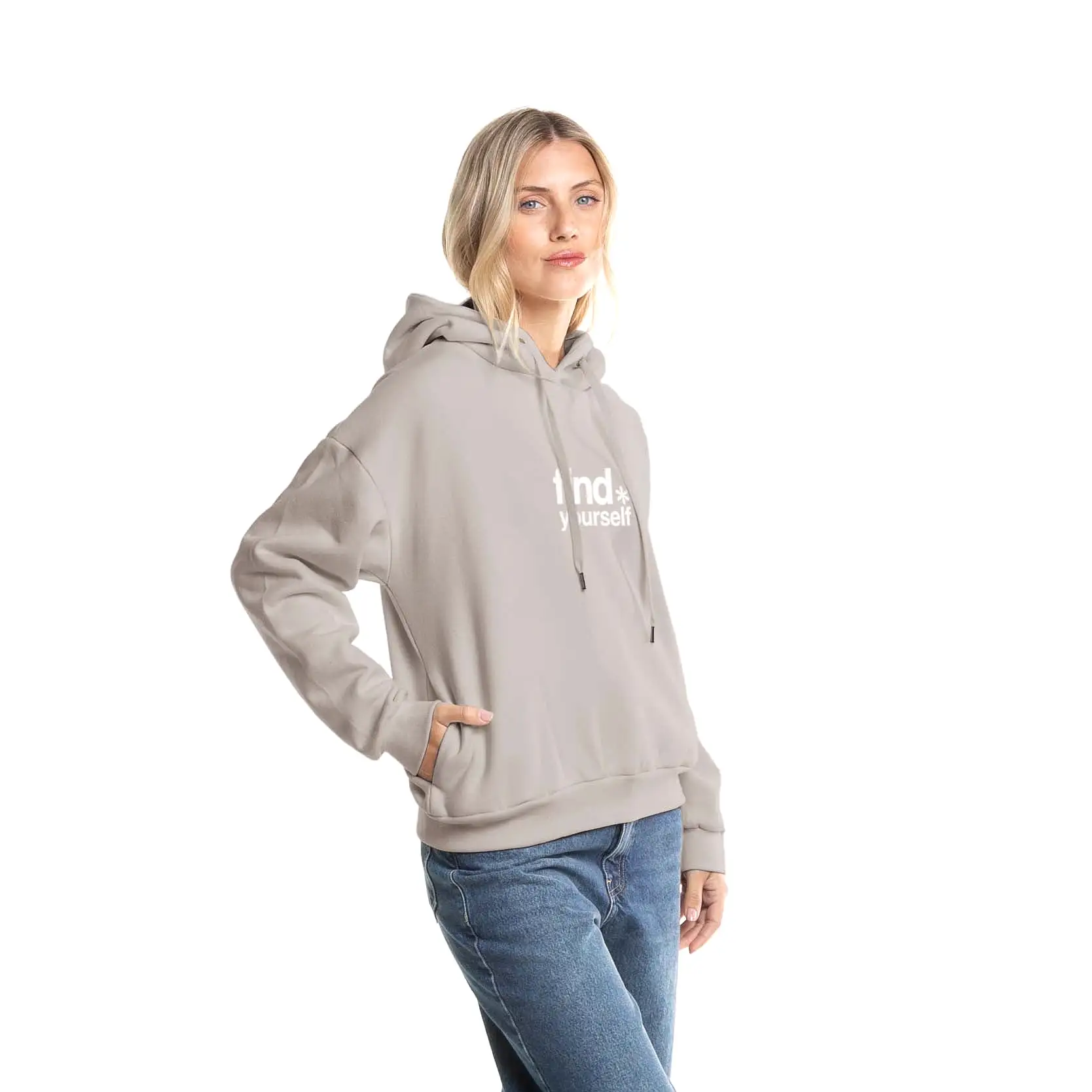 Canguro Rusty Find Yourself Relaxed Hood Ld Grey Cloud