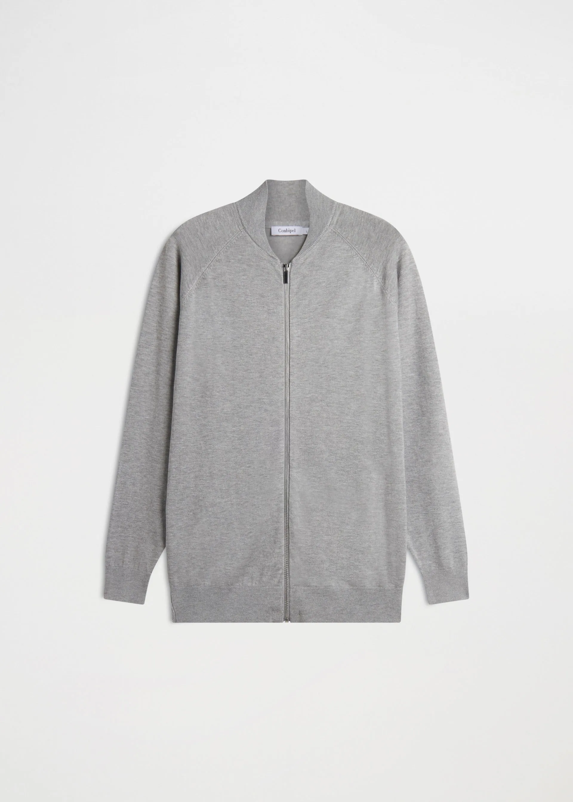 Cardigan collo bomber