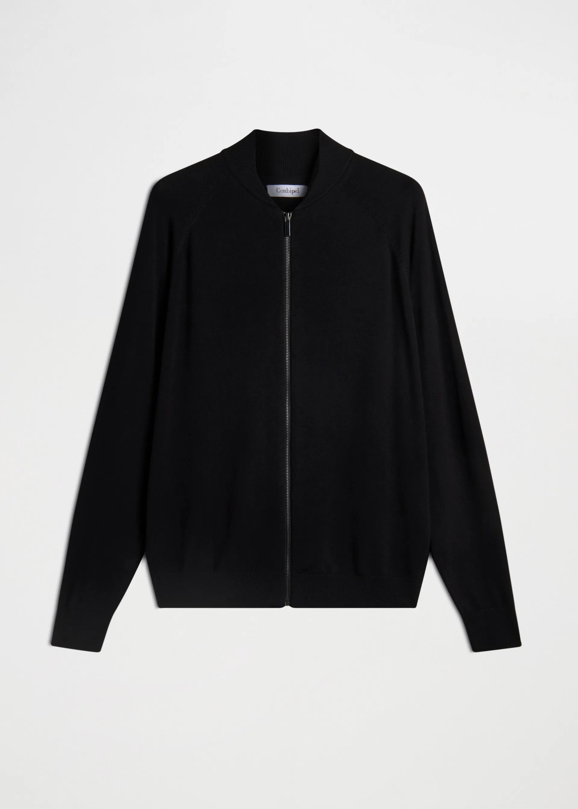 Cardigan collo bomber