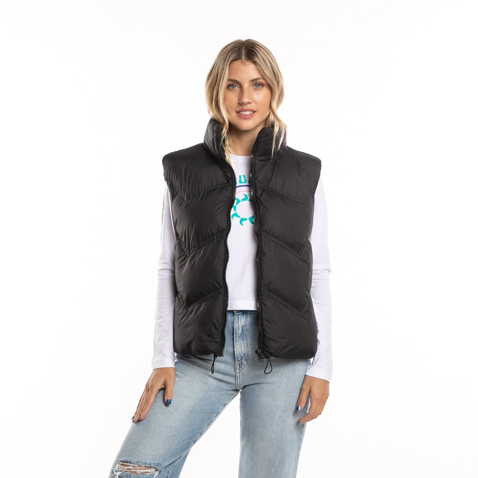 Chaleco Rusty Higher Puffer Vest Ld