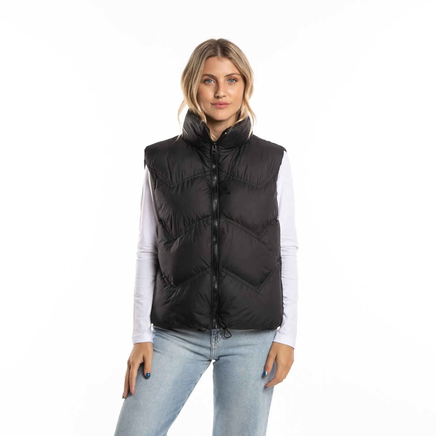 Chaleco Rusty Higher Puffer Vest Ld