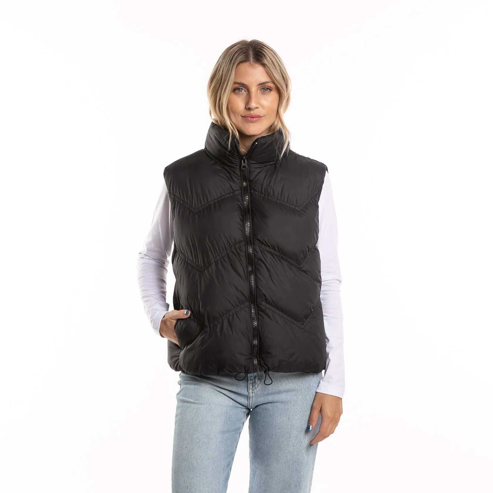 Chaleco Rusty Higher Puffer Vest Ld