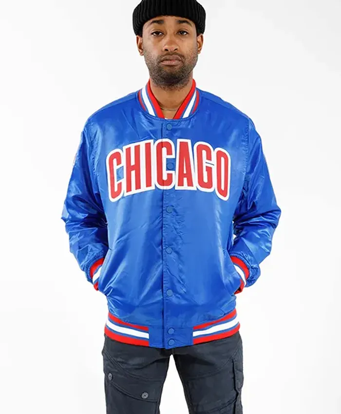 Chicago Cubs Satin Jacket - William Jacket