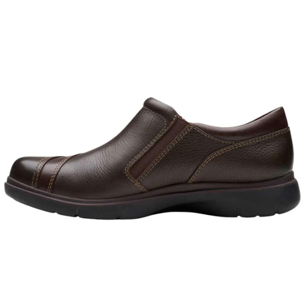 Clarks Certina Pure Slip-On Dark Brown (Women's)