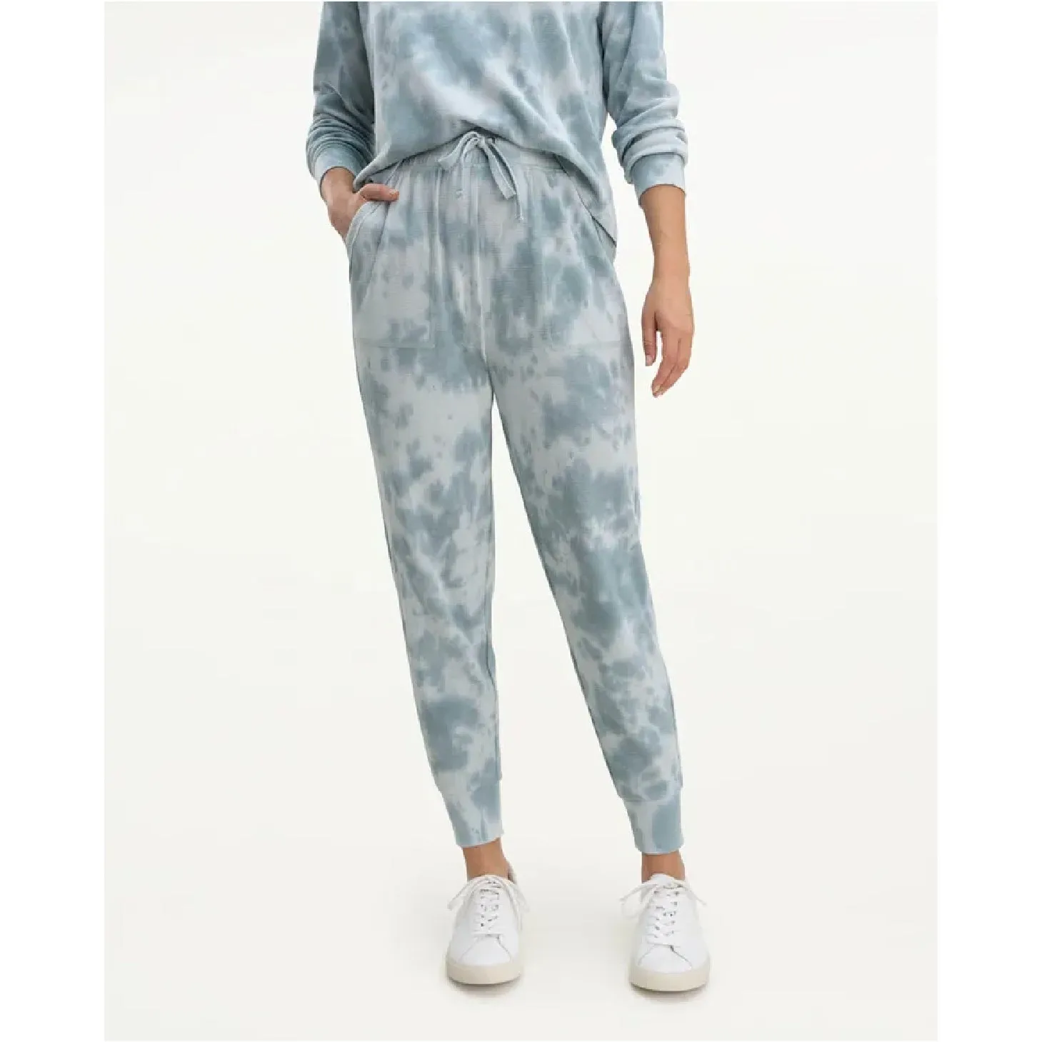 Cloud Thermal Tie Dye Jogger- Mint