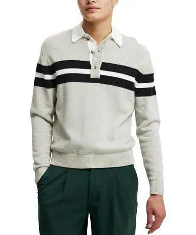 Cotton On Men's Rugby Knit Shirt