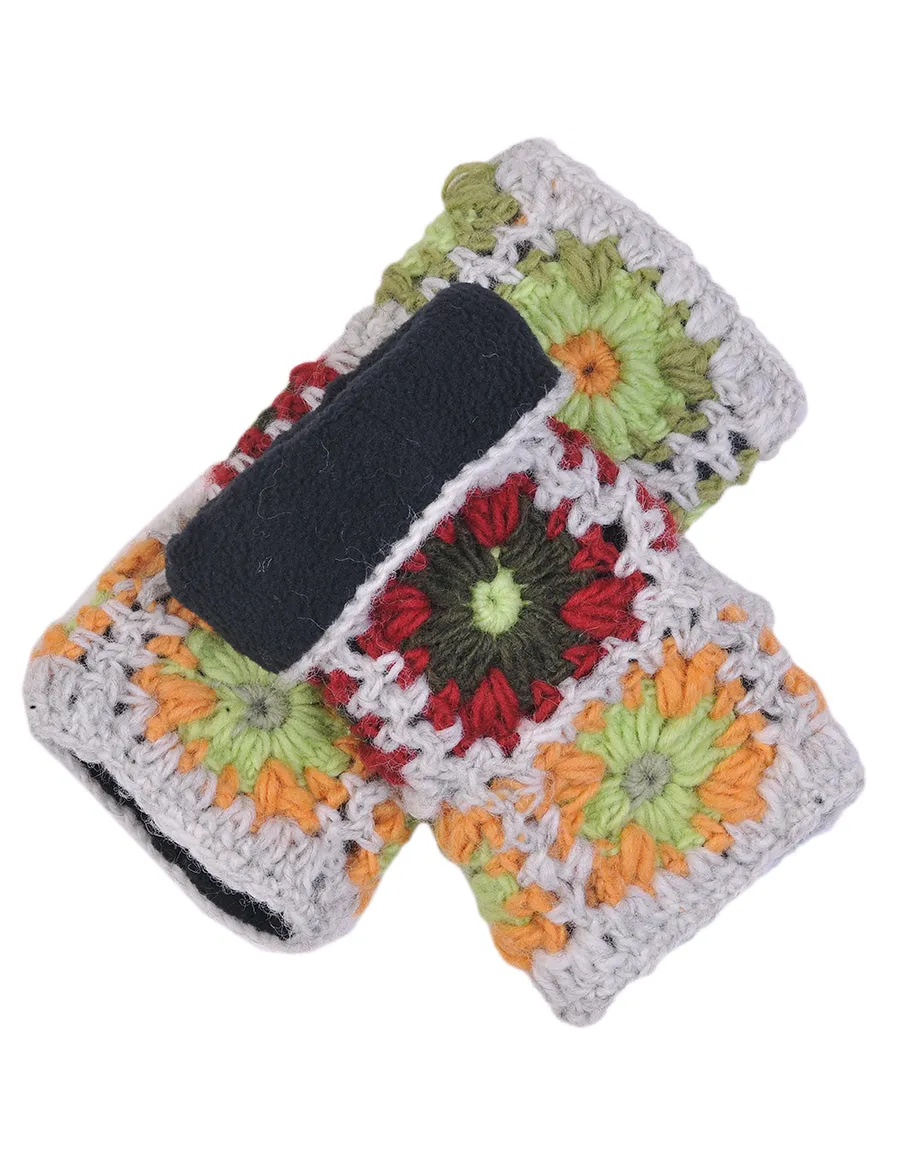 Crochet Woolen Handwarmer