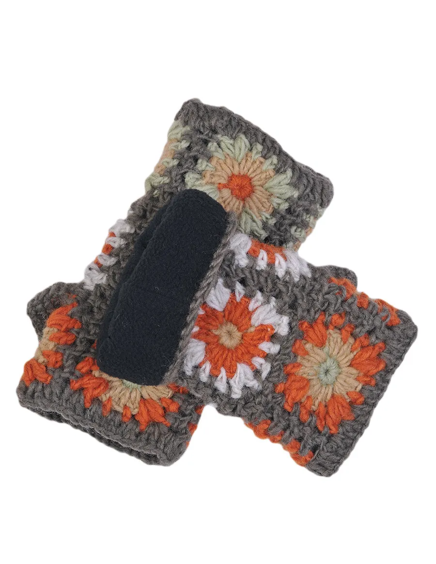 Crochet Woolen Handwarmer