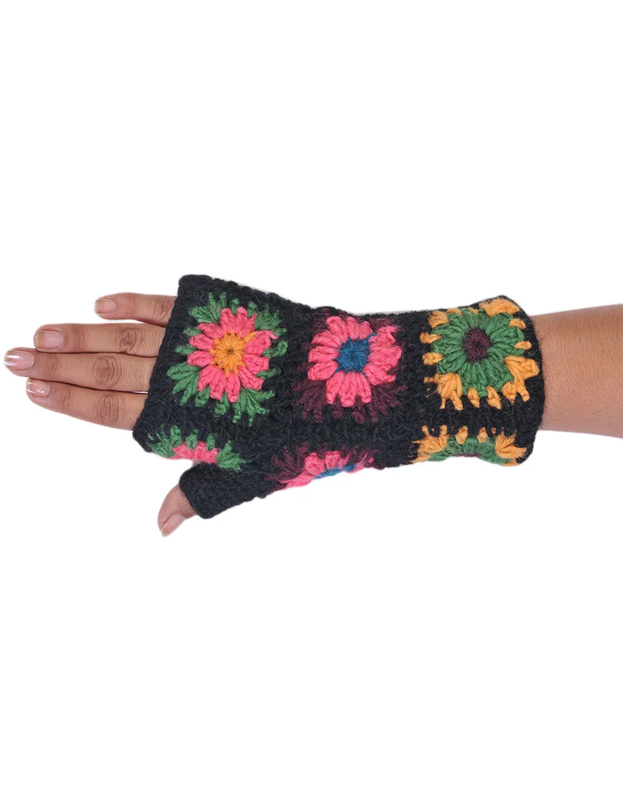 Crochet Woolen Handwarmer