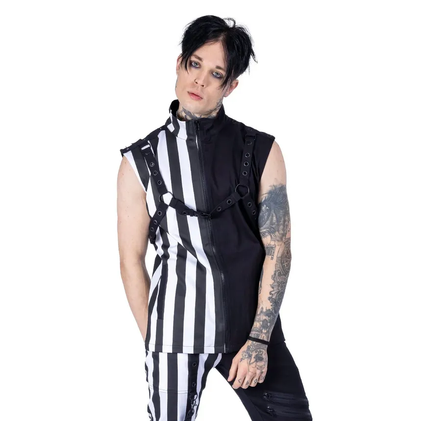 CRONUS VEST - BLACK/WHITE