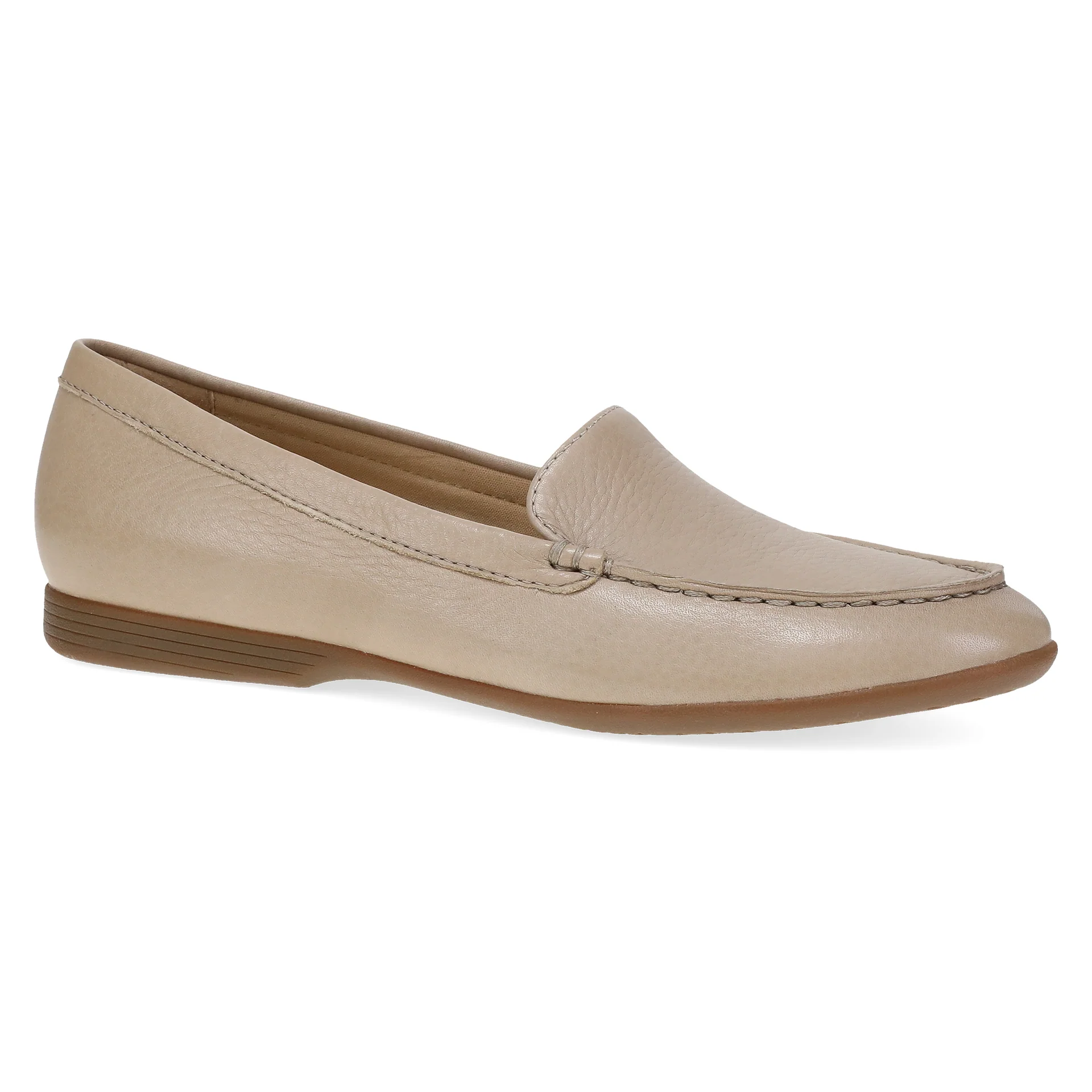 Dansko Women’s Lorri Slip On Loafer-Sand Tumbled