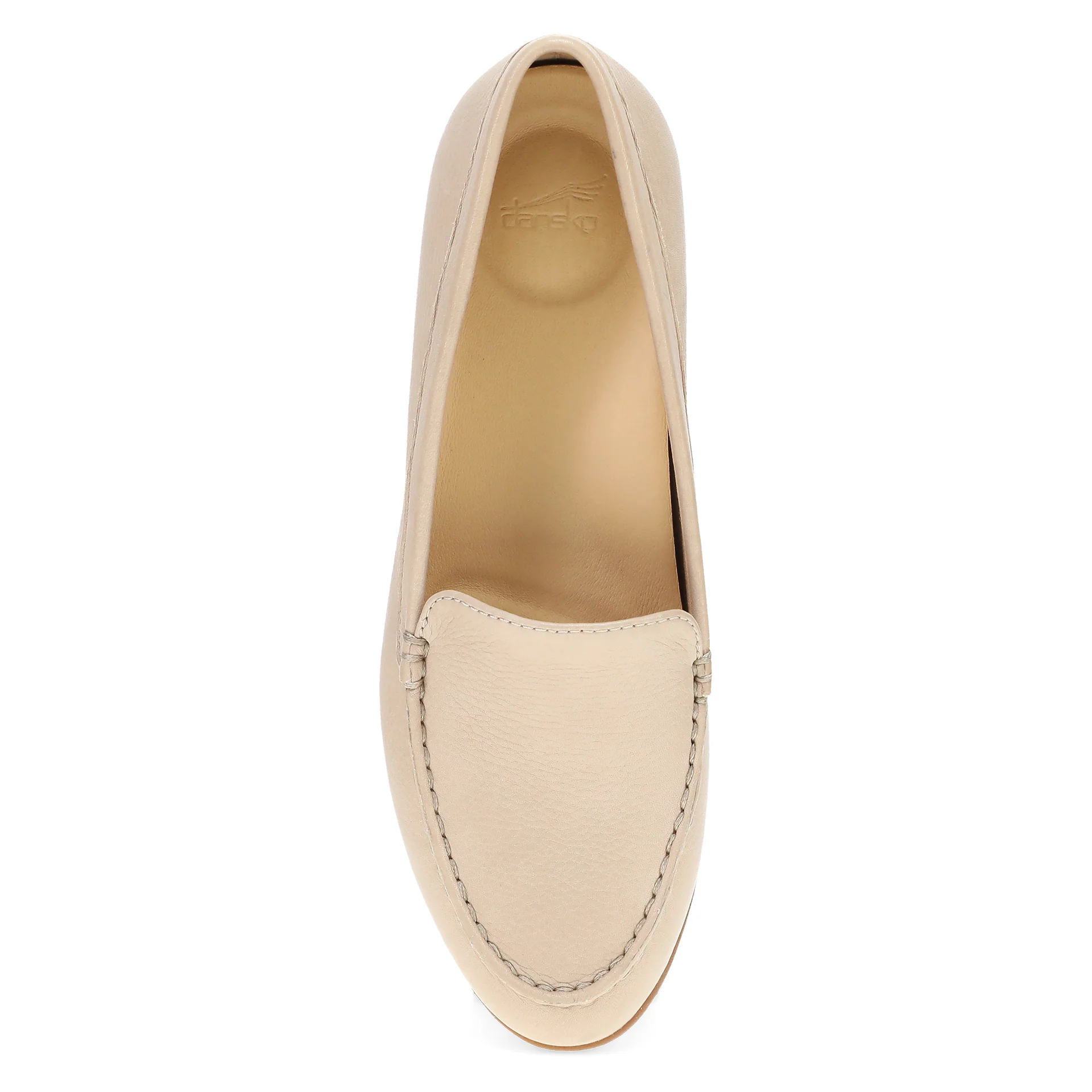 Dansko Women’s Lorri Slip On Loafer-Sand Tumbled