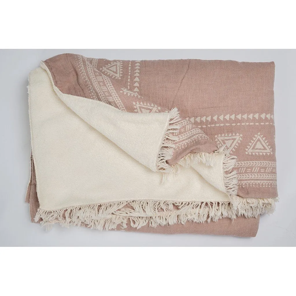 Devon Fair Trade Fleece-Lined Throw