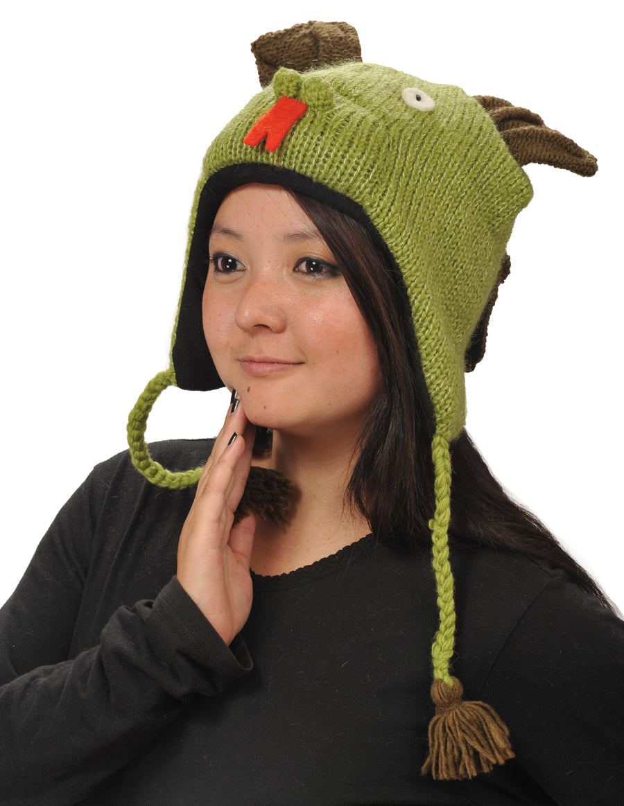 Dragon Woolen Animal Hat