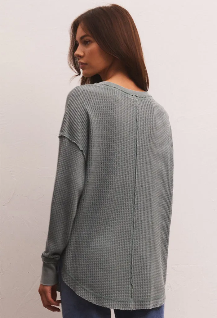 Driftwood Thermal LS Top-Calypso Green