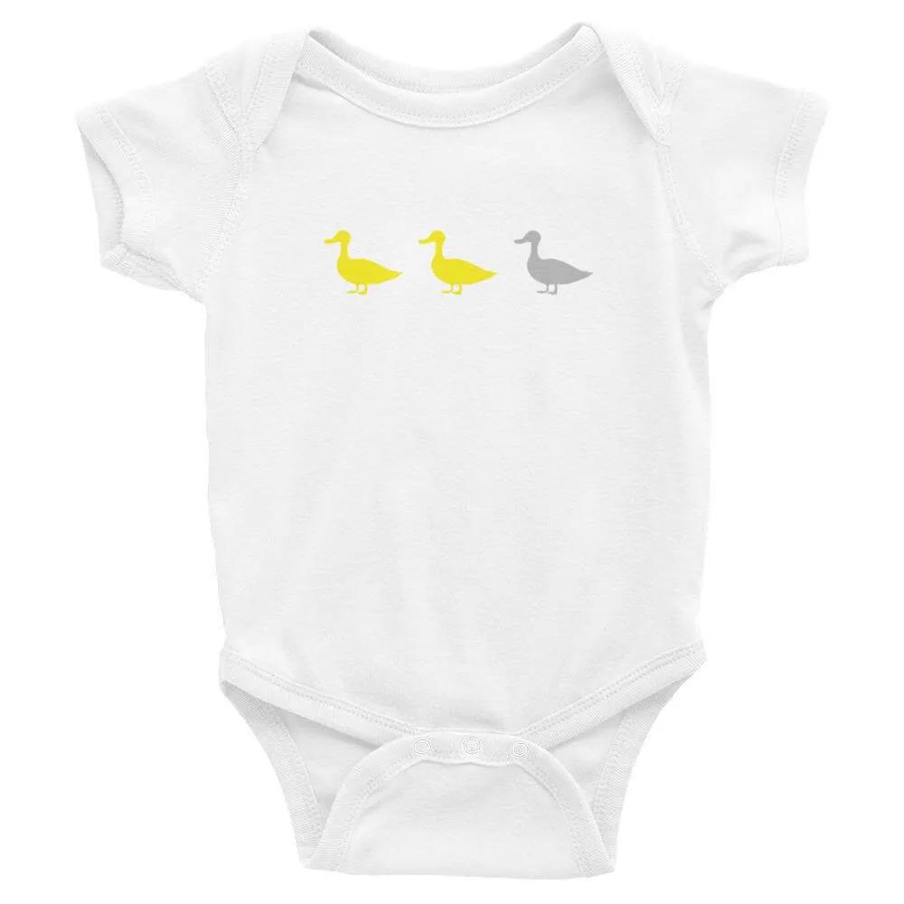 Duck Duck Grey Duck Baby Onesie