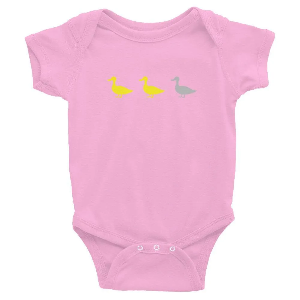 Duck Duck Grey Duck Baby Onesie