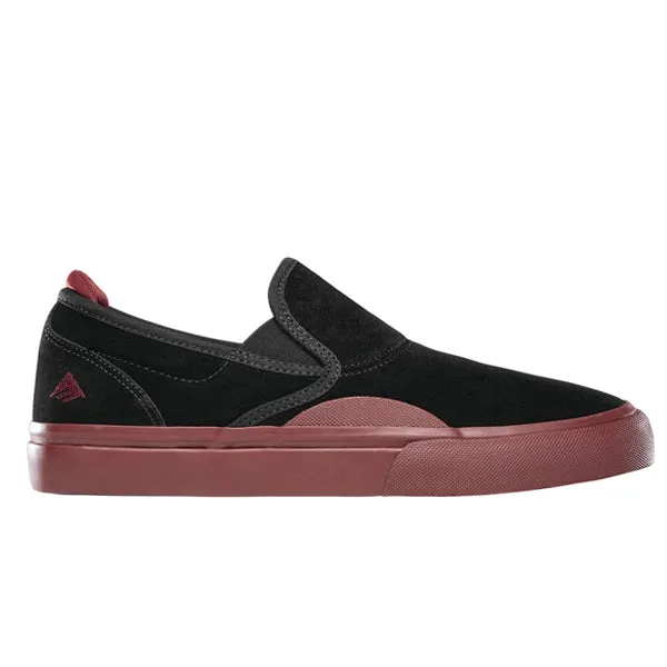 Emerica Wino G6 Slip On - (Skateshop Day) Black Red