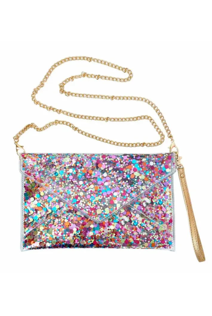 Essentials Confetti Convertible Envelope Clutch