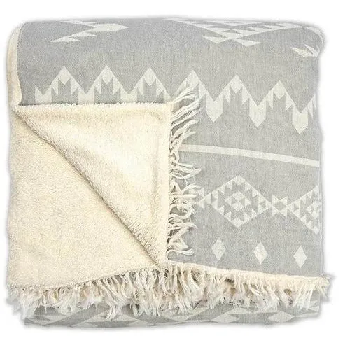 Fair Trade Fleece Lined Throw & Sadhana Blanket