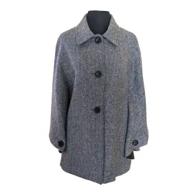 Harris Tweed Herringbone Button Cape