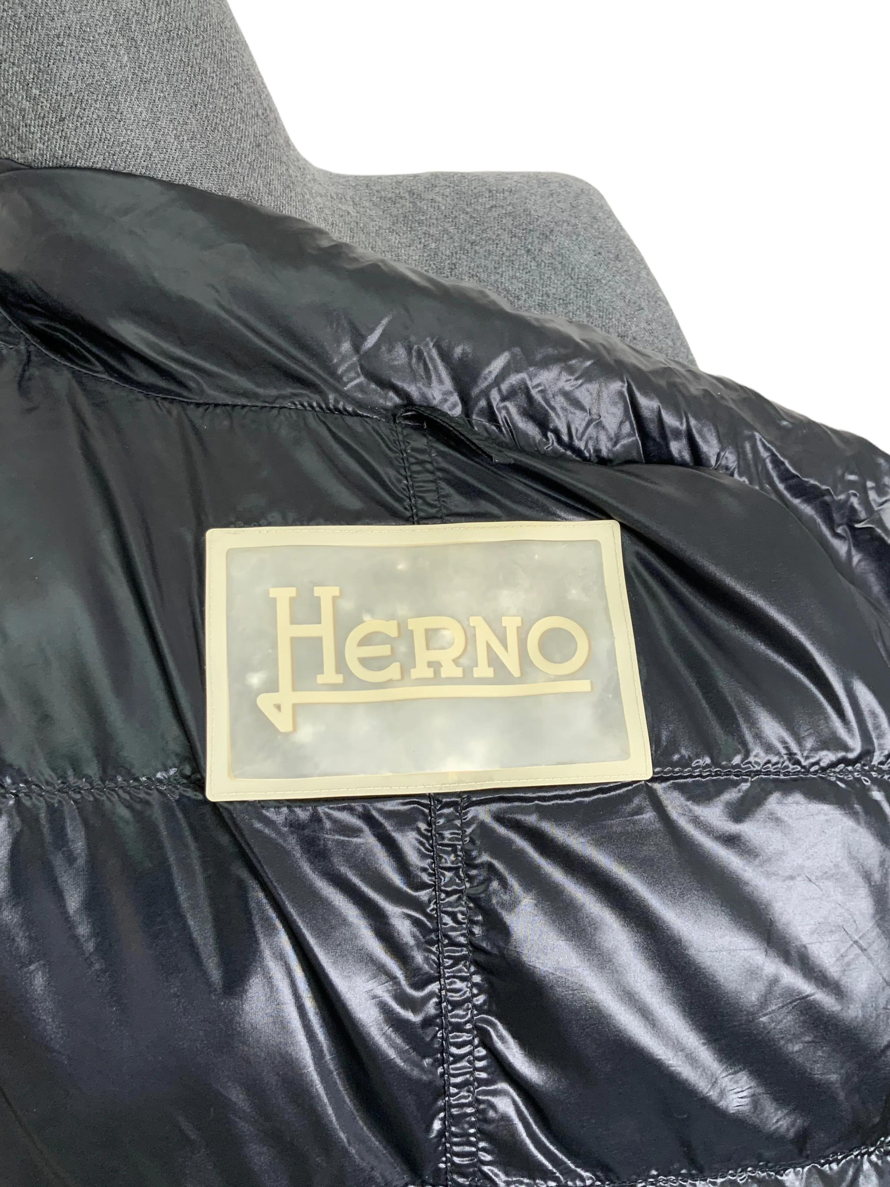 Herno Quilted Puffer Vest with Hood Size L