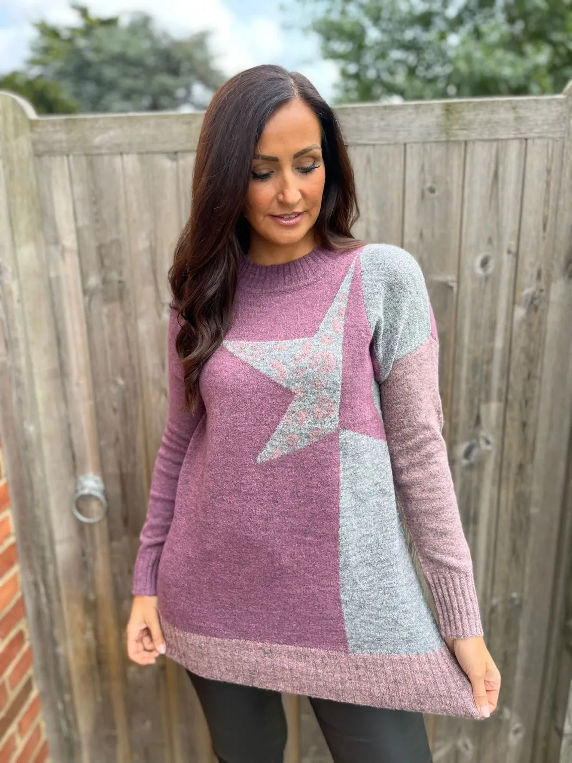 High Neck Star Jumper Cate