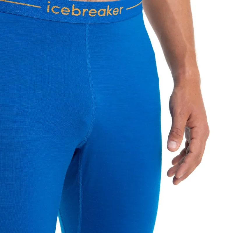 icebreaker Merino Base Layer Men's 200 Zoneknit Leggings Thermal Bottom - Lazurite