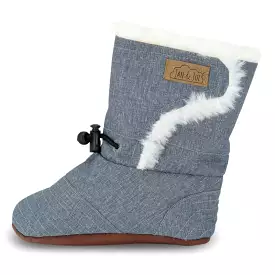 Jan & Jul Heather Gray Stay-Put Winter Booties