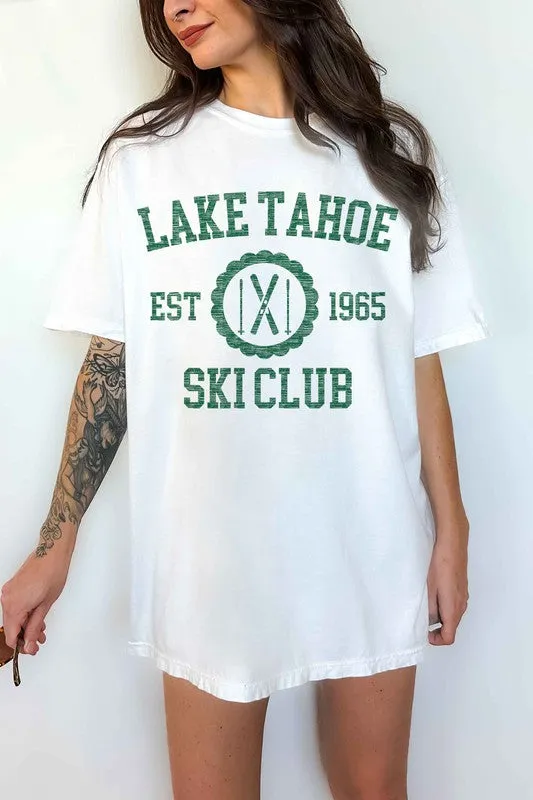 LAKE TAHOE SKI CLUB OVERSIZED TEE