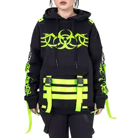 LUCID HOOD - BLACK/GREEN