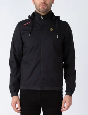 Luke 1977 Brownhills Benyon Hooded Jacket Jet Black